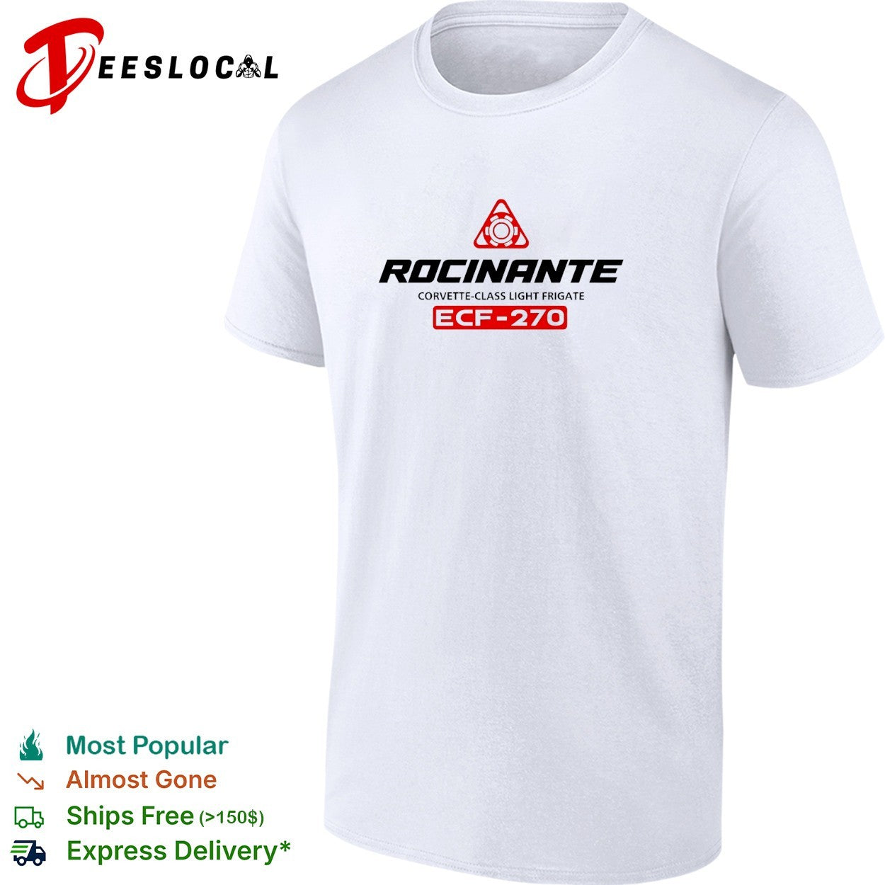 Rocinante corvette class light frigate logo shirt