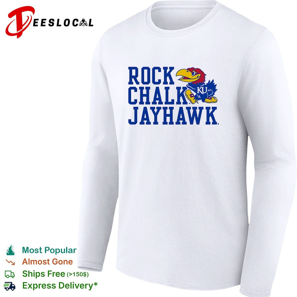 Rock Chalk Jayhawk Kansas Mascot shirt