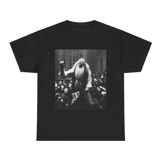 Rock and Roll Wizard, Unisex Shirt - Fantasy Graphic Tee, Movie Merch, AI Meme T shirt