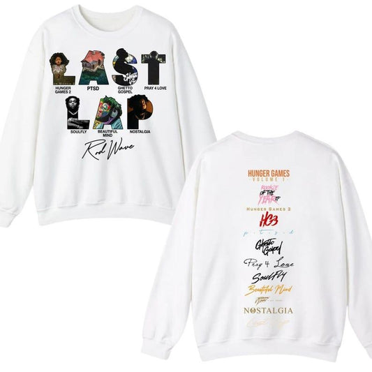 Rod Wave Last Lap Sweatshirt, In Rod We Trust, Concert Tour, Last Lap Tour 2024 Shirt, Stay Ahead of the Curve, Easy to Wear, Just Throw It On