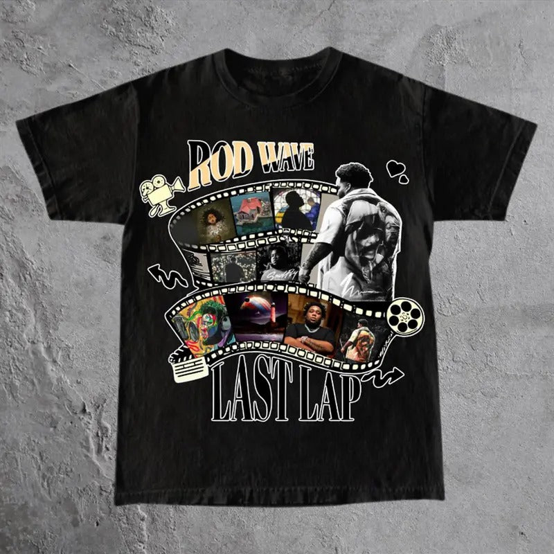 Rod Wave Last Lap Tour 2024 Graphic Tee, Unisex Concert Shirt