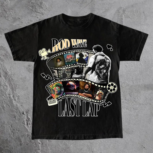 Rod Wave Last Lap Tour 2024 Graphic Tee, Unisex Concert Shirt