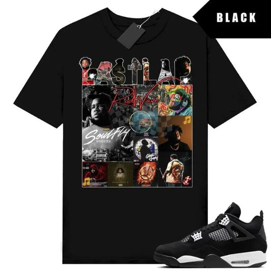 Rod Wave Last Lap Tour T-Shirt - Heavy Cotton Tee for AJ 4 White Thunder Fans Womenswear Top Rd Wave Tshirt Sweatshirt Hoodie Graphic Tee