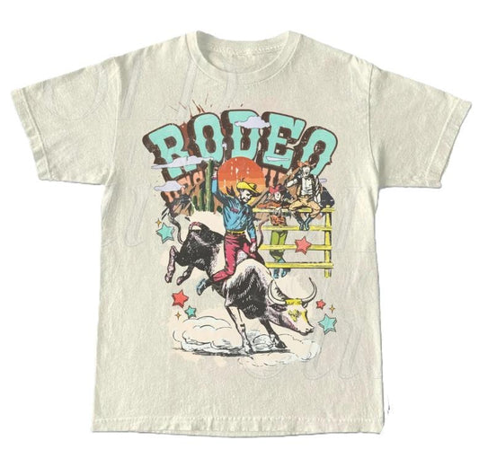 Rodeo Western Cowboy T-Shirt, Vintage 90s Graphic Western Shirt, Retro Rodeo Tee, Cowboy Shirt, Wild West Gift,Cool Gift Streetwear Tshirt Crewneck Casual