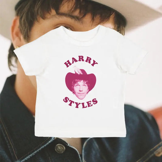 Role Model x Harry Tee - Pink Babytee, Crewneck Made In USA