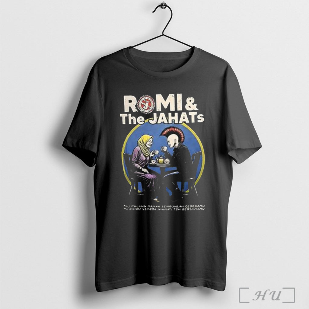 Romi And The Jahats Old Lady Punk Tea Time T Shirt