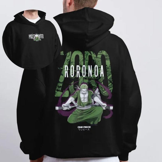 Roronoa Zoro 3 Swordsman Shirt, Anime Inspired Graphic Tee, Manga Fan Gift Hoodie Menswear Tops