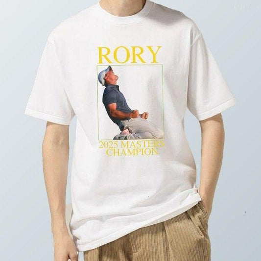 Rory Mcilroy Master 2025 T-shirt Customizable Graphic Unisex Graphic Design