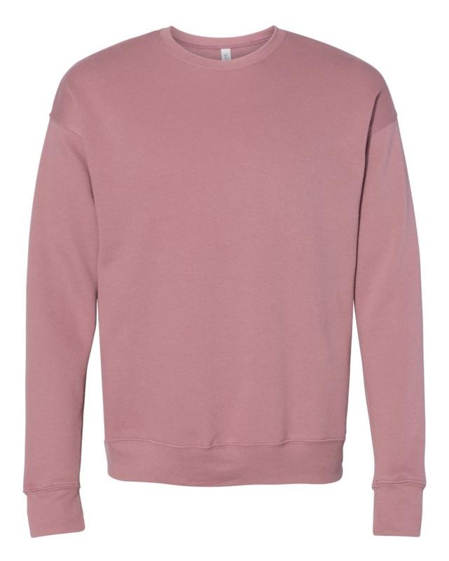 Rose Gold and Mauve Monochromatic Crewneck Sweatshirt T-Shirts, Hoodie | WearSparks.com