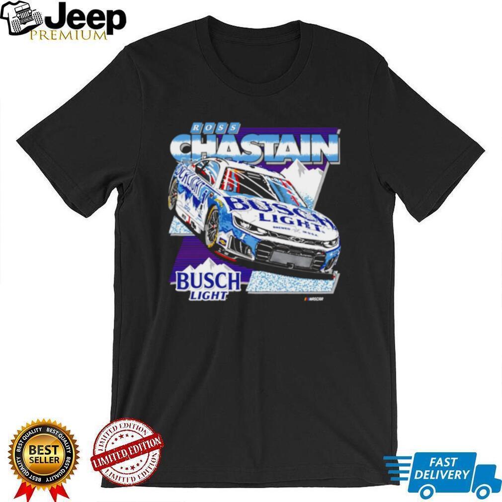Ross Chastain Busch Light NASCAR Racing Sponsor Graphic T Shirt