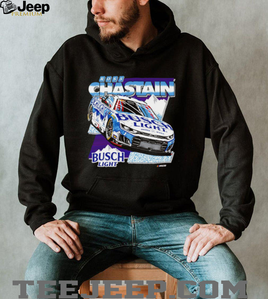 Ross Chastain Busch Light NASCAR Racing Sponsor Graphic T Shirt