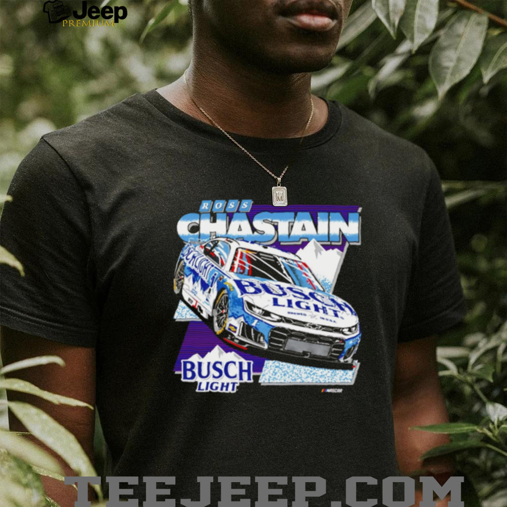 Ross Chastain Busch Light NASCAR Racing Sponsor Graphic T Shirt