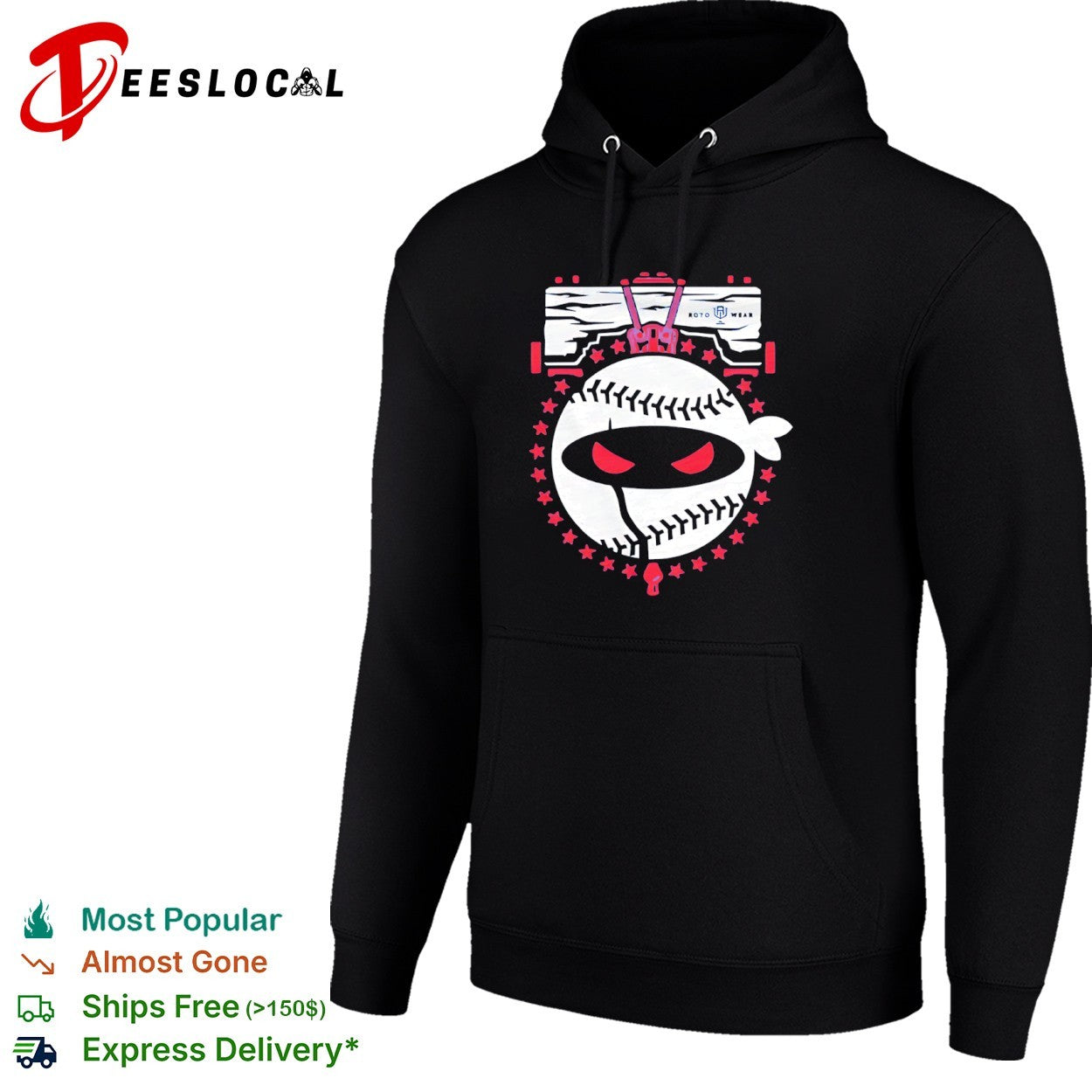 Roto Wear Ninja Baseball sports shirt