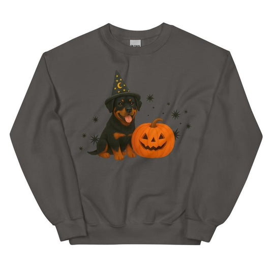 Rottweiler Halloween Witchy Dogs Shirt ~ Unisex Apparel Relaxed Fit Printed In The USA Clothing Womenswear Casual Comfort Cotton Top Athletic Boho Chi