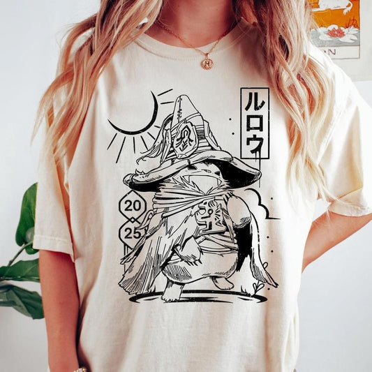 Rove WudWud Monster Hunter Wilds Shirt, Vintage Graphic Tee, Fantasy Adventure Unisex Gift for Him or He