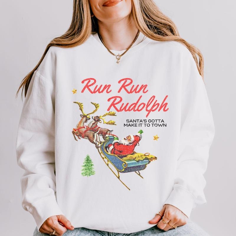 Rudolph Christmas Reindeer Sweatshirt, Rudolph Merry Xmas Shirt,  Christmas Movie Shirt, Holiday Family Matching Sweatshirt , s Family Sweatshirt, Christmas Party Gift, Christmas 90s Movies Lovers TShirt, Merry Christmas Gift