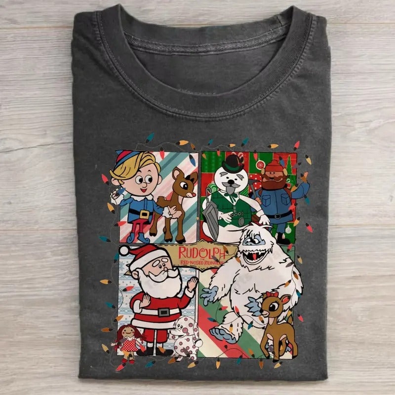 Rudolph Red Nosed Christmas Shirt, A Bit Of A Misfit Sweatshirt, Rudolph Movie Characters Sweatshirt, Sweatshirt, Hoodies, Unisex Shirt