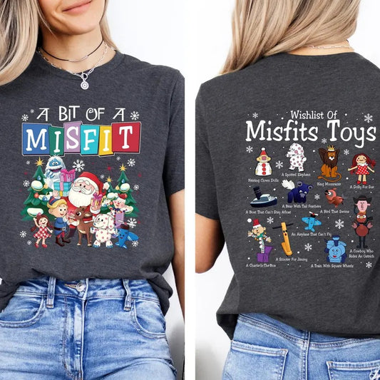 Rudolph The Red Nosed Reindeer Christmas T-Shirt for Men and Women - Funny Holiday Shirt - 100% Cotton Fabric - Pullover, Womenswear