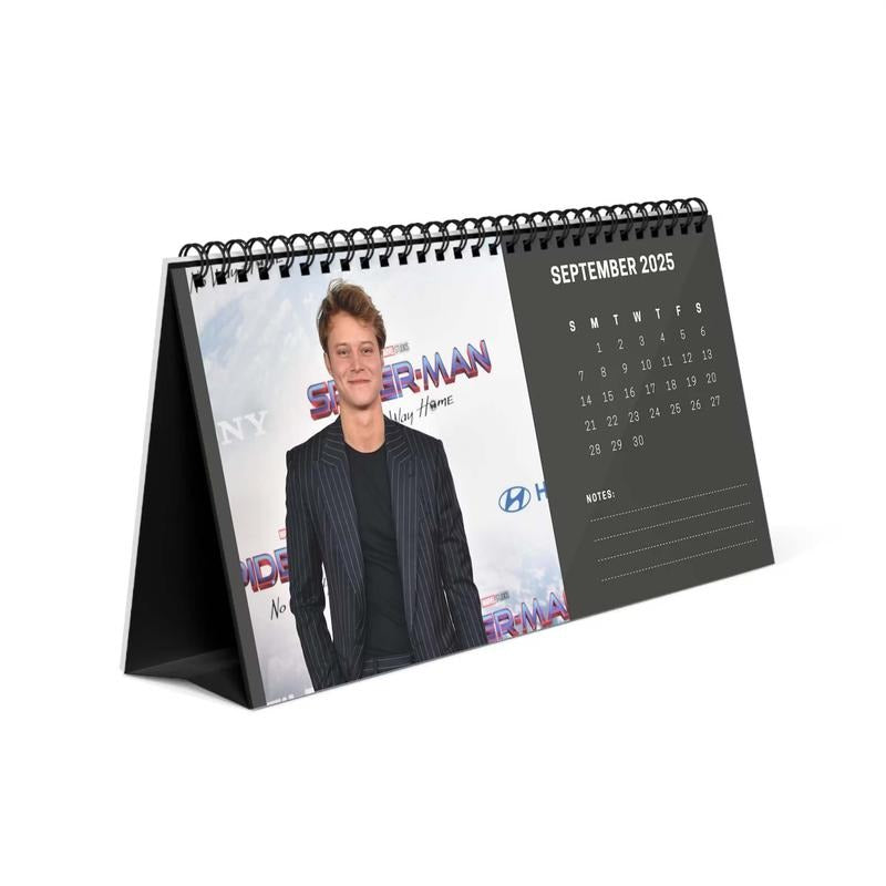 Rudy Pankow Desk Calendar 2025 - JJ Maybank Outer Banks |  Home Decor, Office Decor - Rudy Pankow Fan Gift, Unique Holiday Gift