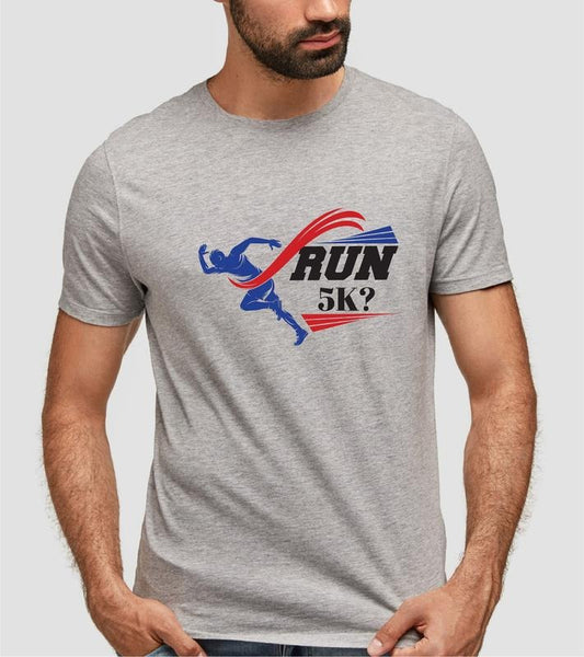 Run 5K T-Shirt, Matching Runners Group Shirt, 5K Marathon Runner Tee, Sports Lover Gift Tee, Run Lover Husband Gift Tee.