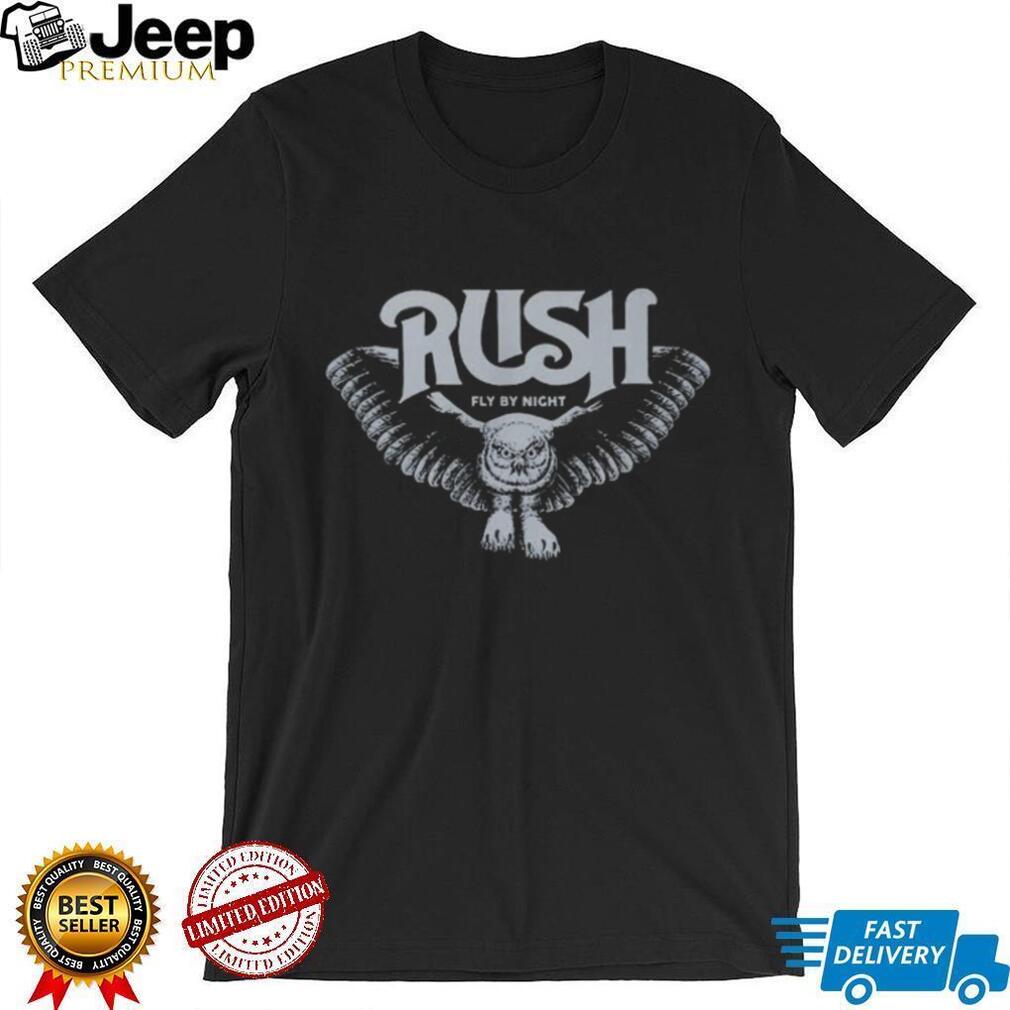 Rush Fly By Night Album Iconic Progressive Rock Band Music Fans Retro Shirt