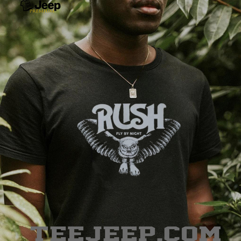 Rush Fly By Night Album Iconic Progressive Rock Band Music Fans Retro Shirt