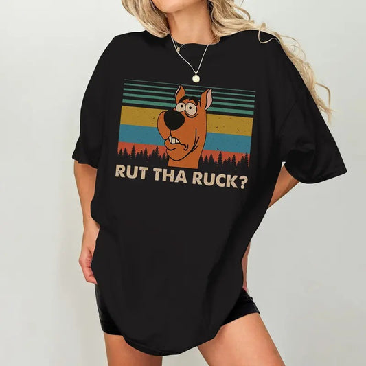Rut Tha Ruck WTF Scooby Doo Lovers Movie Tee Vintage Shirt Cotton Top