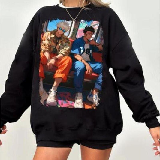 Ryomen Sukuna And Gojo Jjk Shirt Shirt, Jjk Character Shirt, Anime Unisex Shirt, Cool Colors, Brighten Up Your Look, Full Color