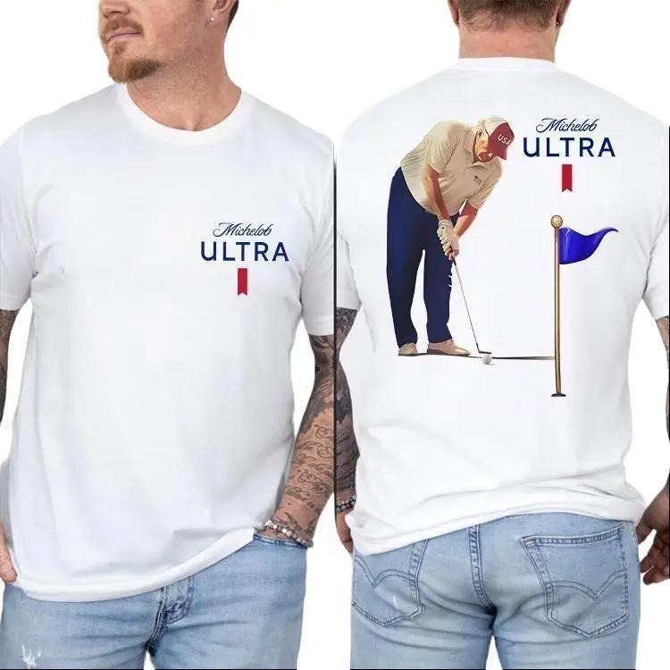 [SALE UP TO 45%] Trump Michel0b Ultra Golf Swing T-shirt, Michel0b Ultra Beer Lovers Unisex Cotton T-shirt, Gift for Dad, Mom Menswear Top