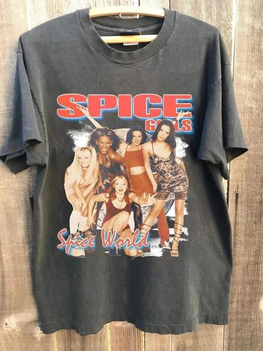 [SALE UP TO 50%] 90's Spice Girls Cotton Unisex T Shirt Gift For Men WOmen Gift For Fans