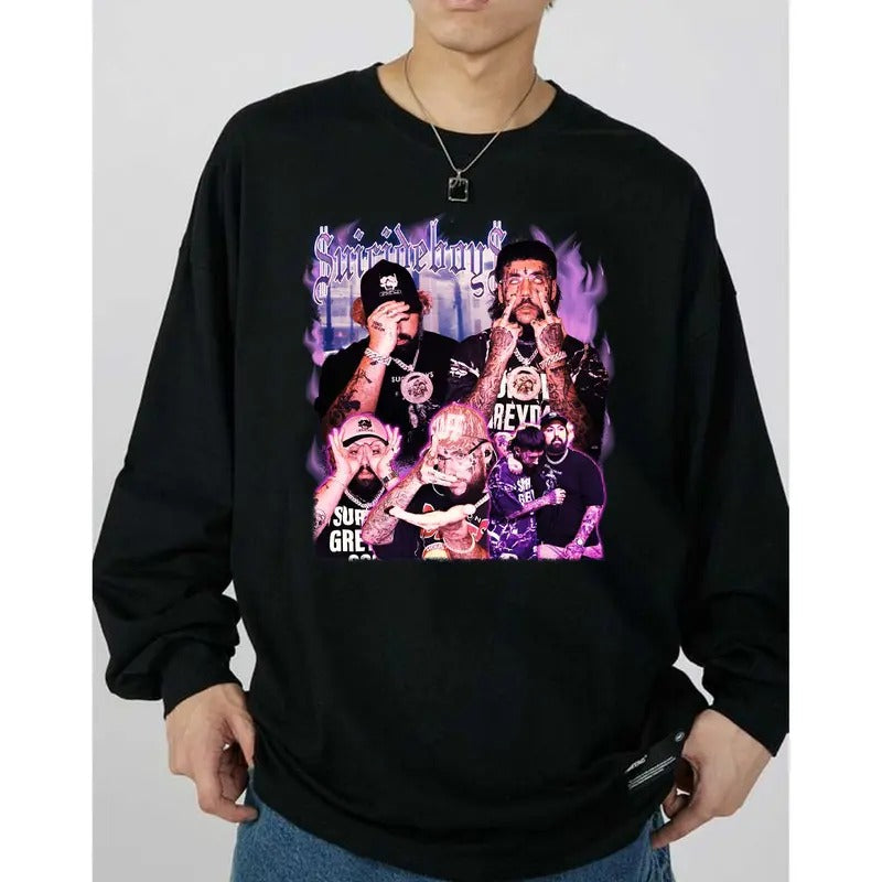 SBoys Brother Shirt, Ruby And Scrim Greyday Tee, Hot Vintage Shirt, Grey Five Nine Cotton Shirt Hoodie Sweatshirt