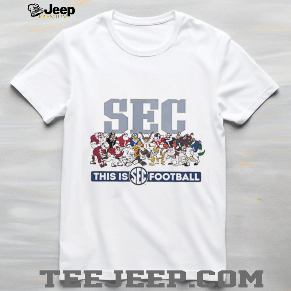SEC This Is SEC Football Mascots Graphic T Shirt