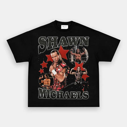 SHAWN MICHAELS TEE Wrestling Graphic Tee, Sports T-shirt, Athlete Shirt, Wrestling Gift, Fitness Tee Crewneck Clothing Cotton Menswear