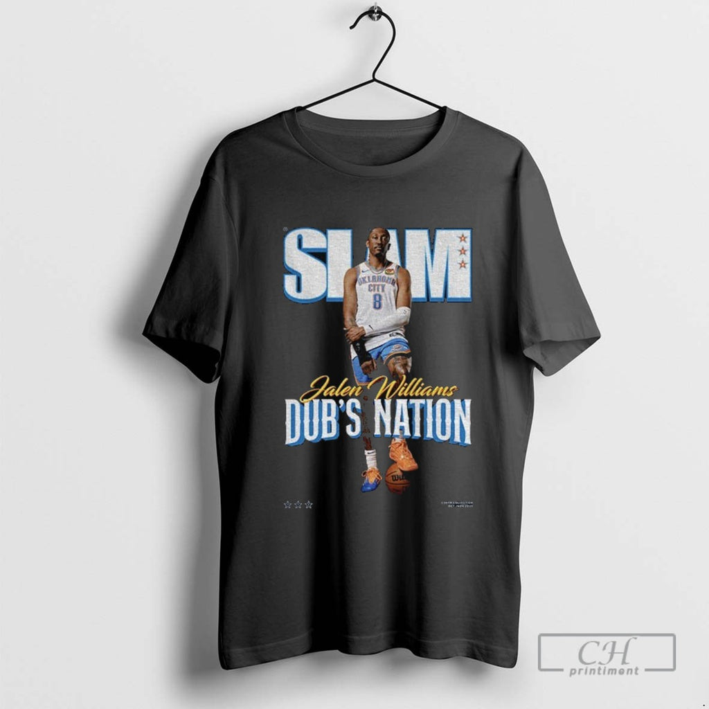 Slam Jalen Williams Dubs Nation Oklahoma City Thunder Nba Basketball Vintage