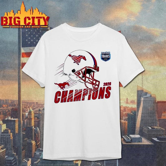 SMU Mustangs Football 2026 Trust And Will Holiday Bowl Champions Shirt