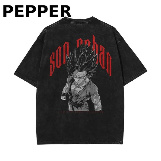 SON GOHAN VINTAGE T-SHIRT DRAGON BALL SUPER Sweatshirt, Hoodie, Comfort Colors