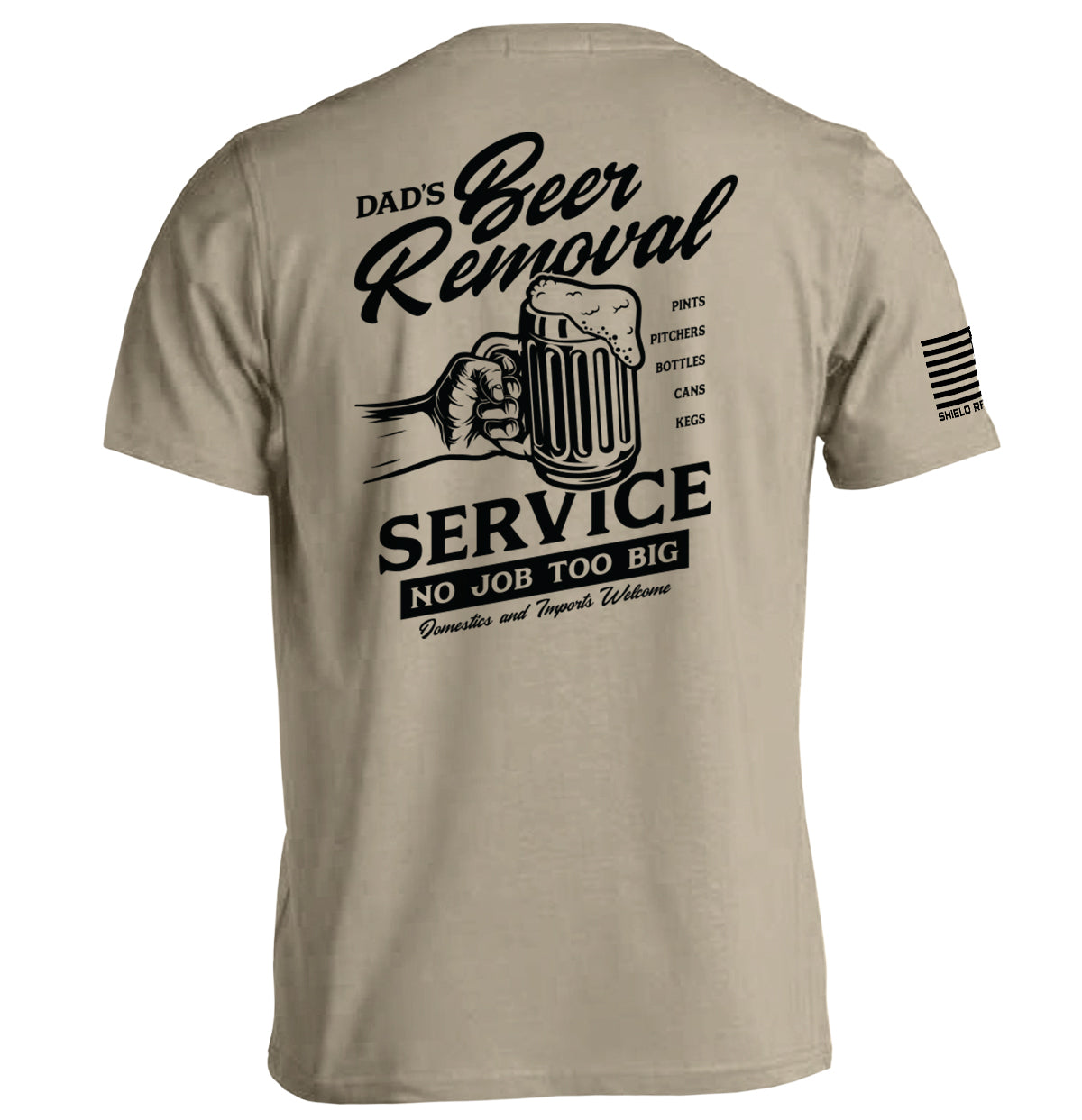 Dad's Beer Removal Service T-Shirts, Hoodie, Sweatshirt | WearSparks.com (Image 3)