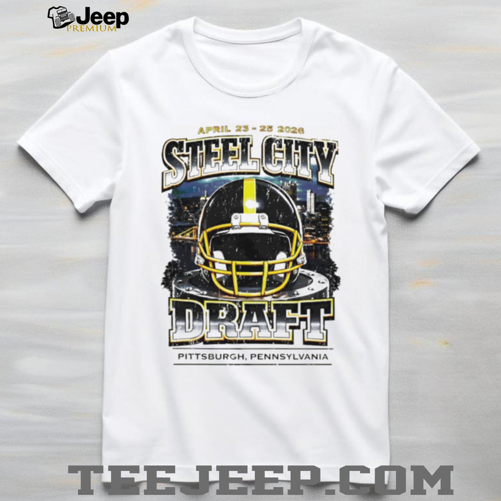 ST shirtl City Draft 2026 Pittsburgh Pennsylvania Football Helmet T Shirt