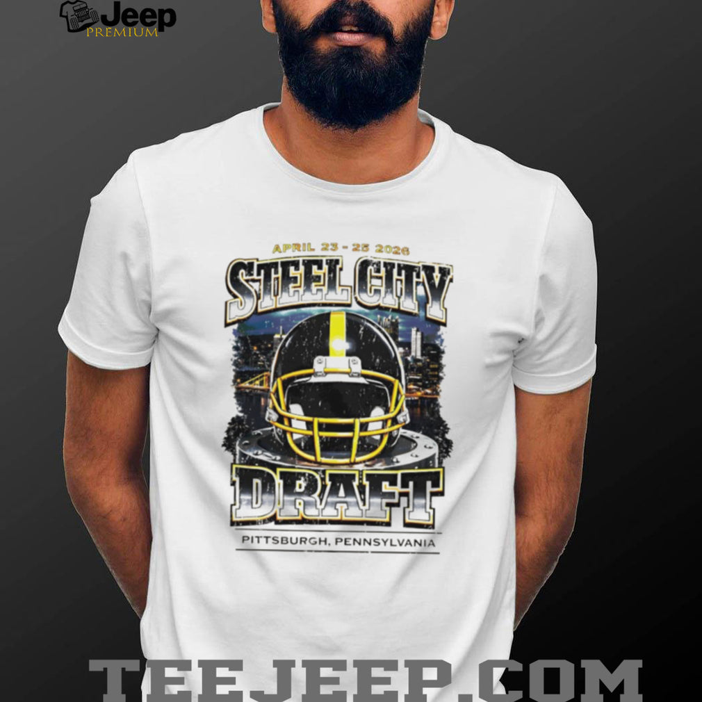 ST shirtl City Draft 2026 Pittsburgh Pennsylvania Football Helmet T Shirt