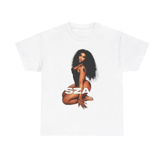 SZA Inspired Vintage Graphic T-Shirt Casual Classic Cotton Menswear Retro Top Tee Tshirt Streetwear Shortsleeve Comfy Underwear Soft