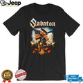 Sabaton American Revolutionary War Soldier with Eagle and Cannons shirt