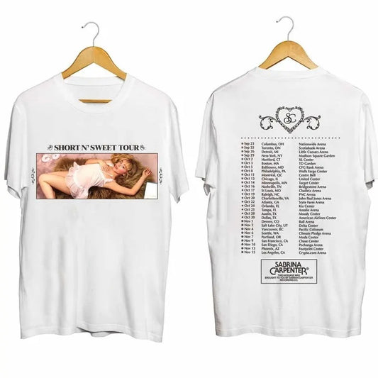 Sabrina Carpenter - Short 'N Sweet Tour 2024 Shirt, Sabrina Carpenter Fan Shirt Unisex Tops