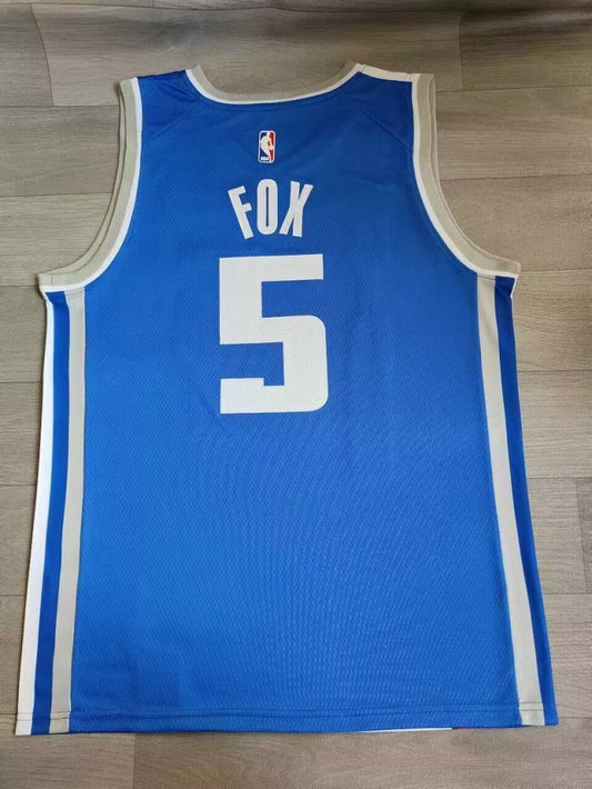 Sacramento Kings #5 De'Aaron Fox 24 Season Kings 5 City Edition Style 1