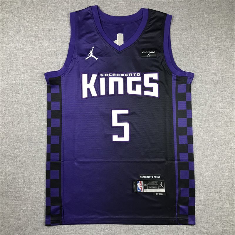 Sacramento Kings #5 De'Aaron Fox Kings 5 Statement Edition s-xxl Style 2