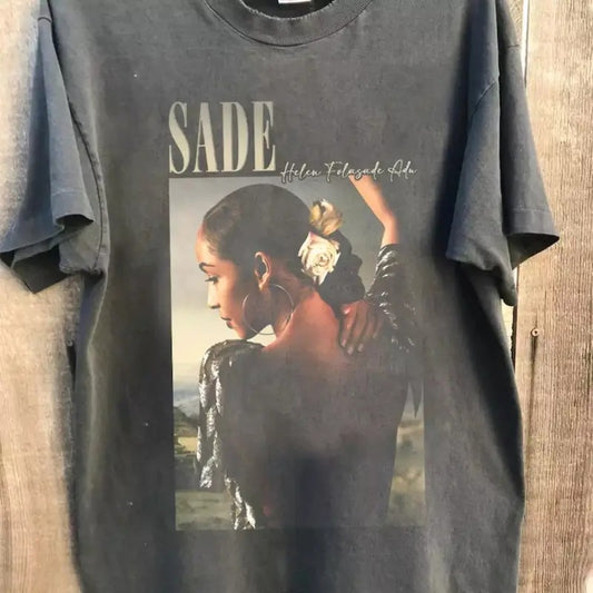Sade Helen Tshirt, Sade Tour 2024 Helen Folasade Vintage Retro tour shirt,style{n002}2