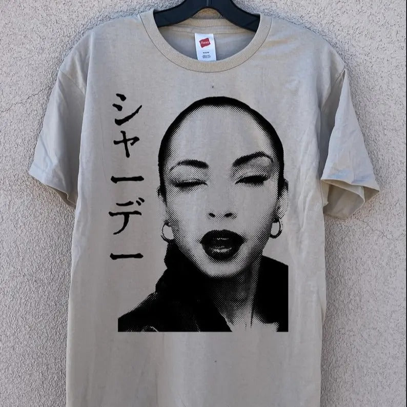Sade T-Shirt (Sand) - Soul Jazz R&B Erykah Badu Janet Jackson Solange Hoodie, Sweatshirt | WearSparks.com