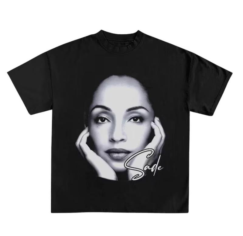 Sade shirt - 90s shirt - Vintage Sage shirt - Sade Concert tee - Sade Adu