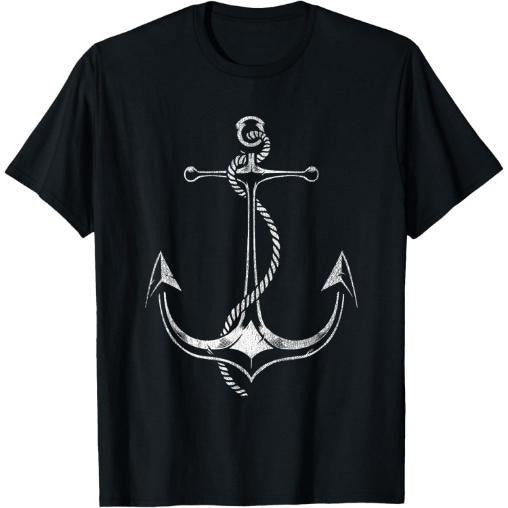 Sailboat Anchor Sailing T-Shirt Made in USA