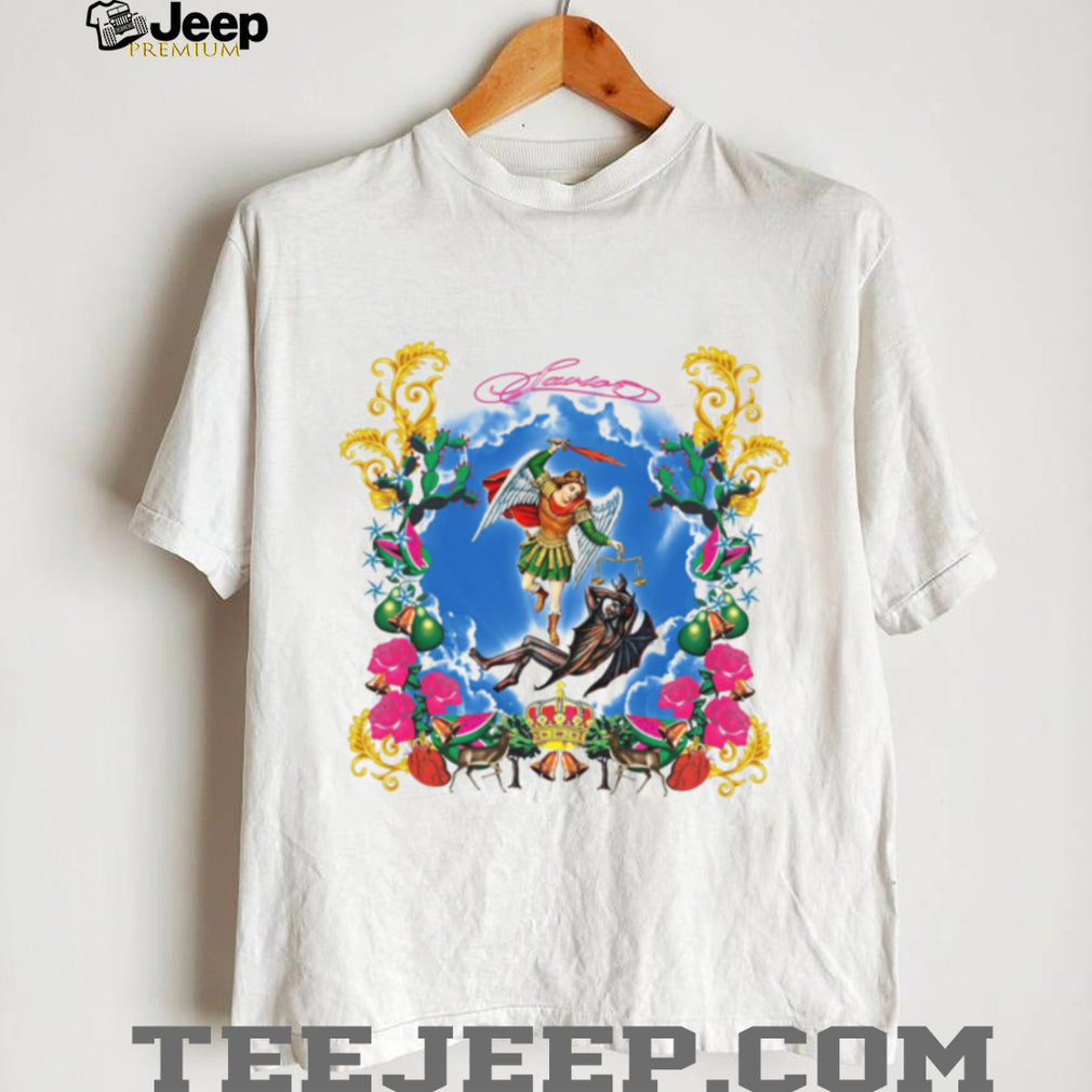 Saint Michael Archangel Christian Religious Art Graphic T Shirt