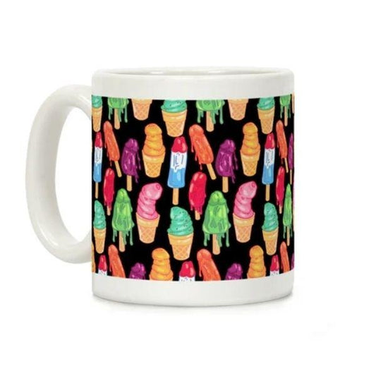 [Sale Up To 50%] Popsicle Penises Coffee Mug - 11 oz or 15 oz Ceramic Drinkware with Large Handles, Printed in the USA, Handy for Coffee and Tea - Reusable